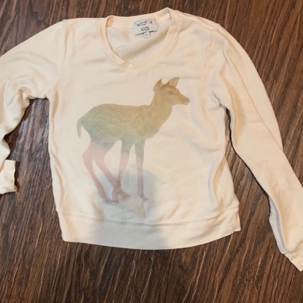 Wildfox kids deer sweater
